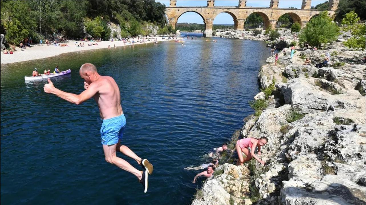 Tente Safari Au Pont Du Gard Vers Pont du Gard Exterior foto